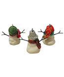 Hallmark The Snowmen of Mitford - Mini, Set of 3 Keepsake Ornament 2003 QXM4959