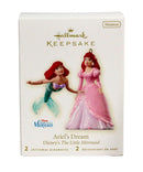 Hallmark Ariel's Dream - Set of 2 Miniature Disney Ornaments 2008 QXM8131