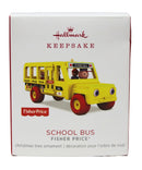 Hallmark School Bus - Fisher Price, Miniature Keepsake Ornament 2018 QXM8136