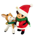 Hallmark Young Santa - Reindeer Keepsake Ornament 2025 QXR8462