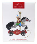 Hallmark A Pony For Christmas - 25th in Series, Keepsake Ornament 2022 QXR9046