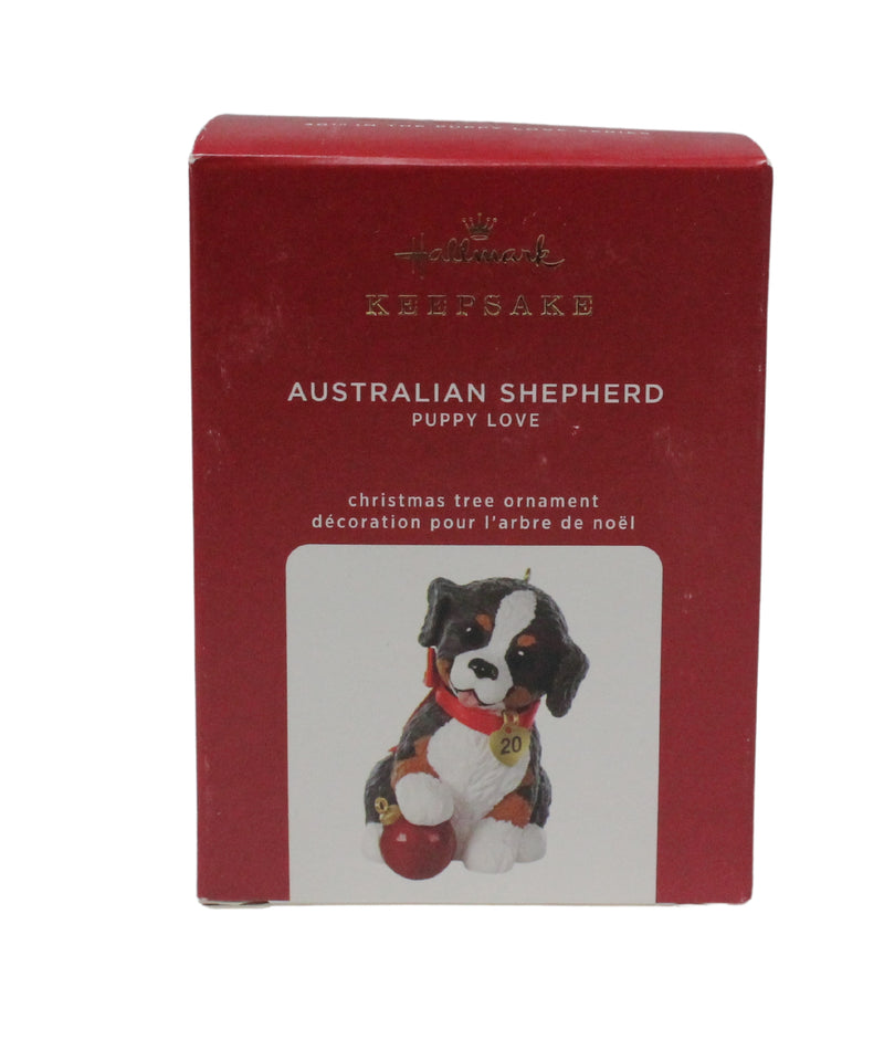 Hallmark Ornament: 2020 Australian Shepherd - Puppy Love - 30th in the Puppy Love Series | QXR9161