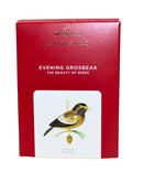Hallmark Ornament: 2021 Evening Grosbeak | QXR9172 | Beauty of Birds