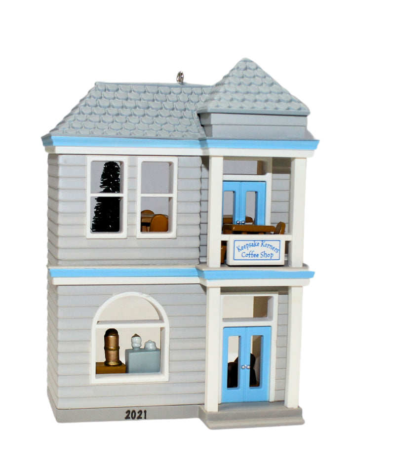 Hallmark Ornament: 2021 Keepsake Korners Coffee Shop | QXR9215