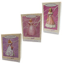 Set of 3 Springtime Barbie Hallmark Ornaments | 1995-1997 | Full Series