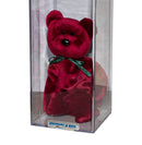 Authenticated Beanie Baby: New Face Teddy - Cranberry