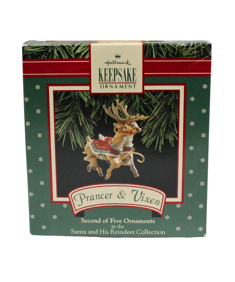 Hallmark Ornament: 1992 Prancer and Vixen  | XPR9736