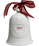 Hallmark Ornament: 2007 Porcelain Dated Bell | XRC4565 | Bell