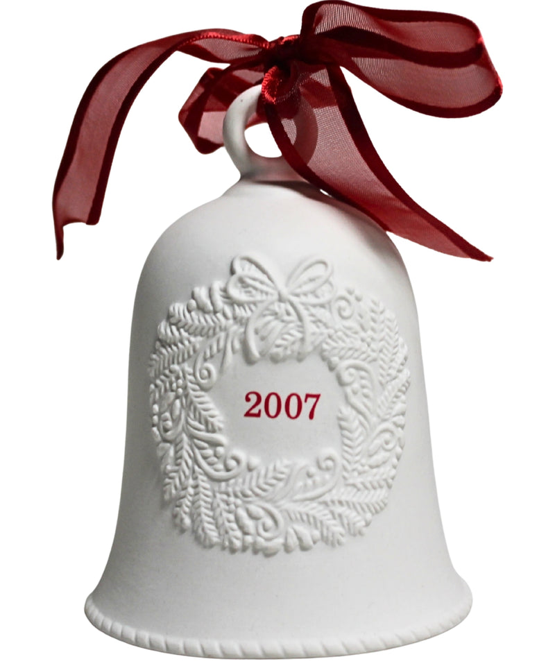 Hallmark Ornament: 2007 Porcelain Dated Bell | XRC4565 | Bell