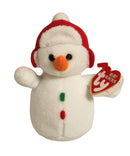Ty Holiday Baby Beanie - Cottonball the Christmas Snowman