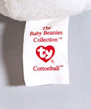 Ty Holiday Baby Beanie - Cottonball the Christmas Snowman