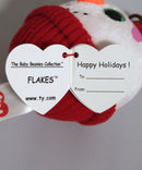 Ty Holiday Baby Beanie - Flakes the Snowman Cupcake