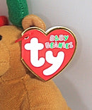 Ty Holiday Baby Beanie - Herald the Christmas Moose