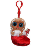 Ty Baby Beanies (Ornaments) - Jingly the Gingerbread Man in a Stocking