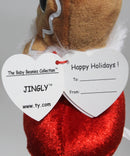 Ty Baby Beanies (Ornaments) - Jingly the Gingerbread Man in a Stocking