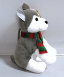 Ty Holiday Baby Beanie - Sleds the Christmas Husky