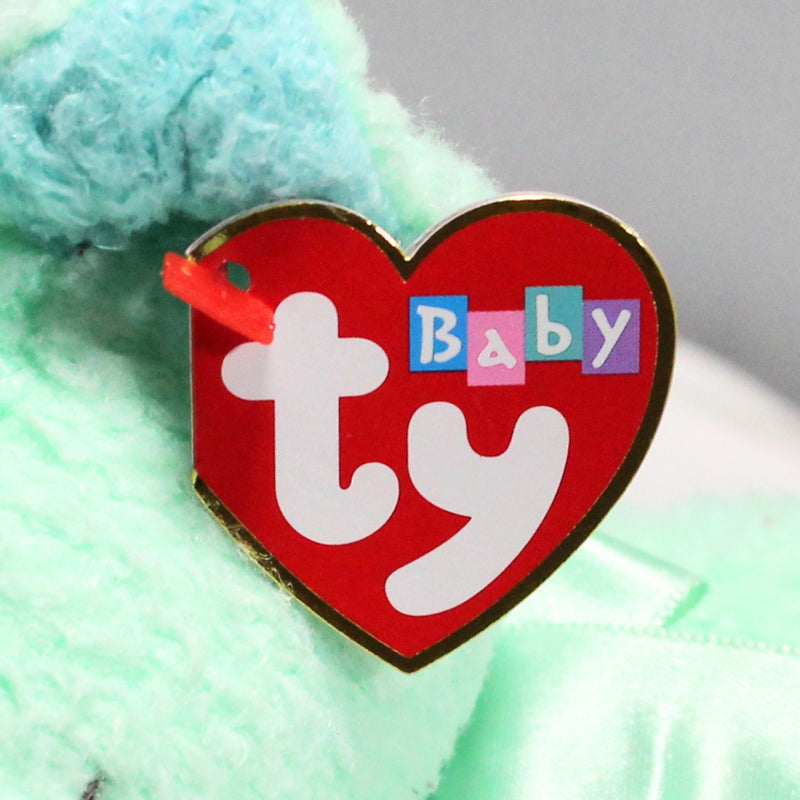 Baby Ty - Kittybaby the Green Cat, Large, Rattle