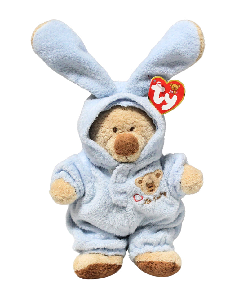 Baby Ty - Love to baby the Teddy Bear (Wearing Blue Bunny Pajamas)