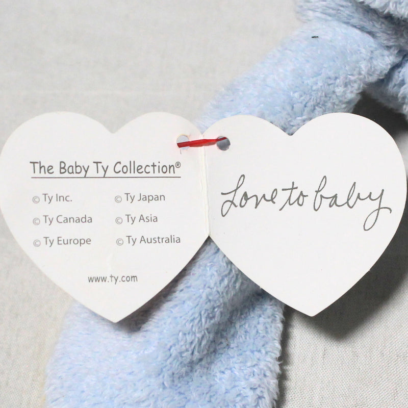 Baby Ty - Love to baby the Teddy Bear (Wearing Blue Bunny Pajamas)