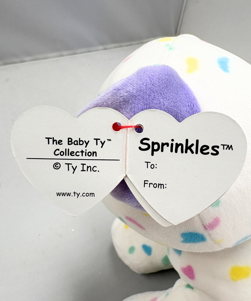 Baby Ty - Sprinkles the Dog, Medium (9")