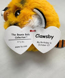 Ty Beanie Balls (Puffies) - Clawsby the Tiger