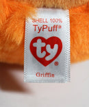 Beanie Balls- Griffin the Ghost Pumpkin, Glitter Eyes