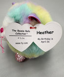 Ty Beanie Balls (Puffies) - Heather the Cat