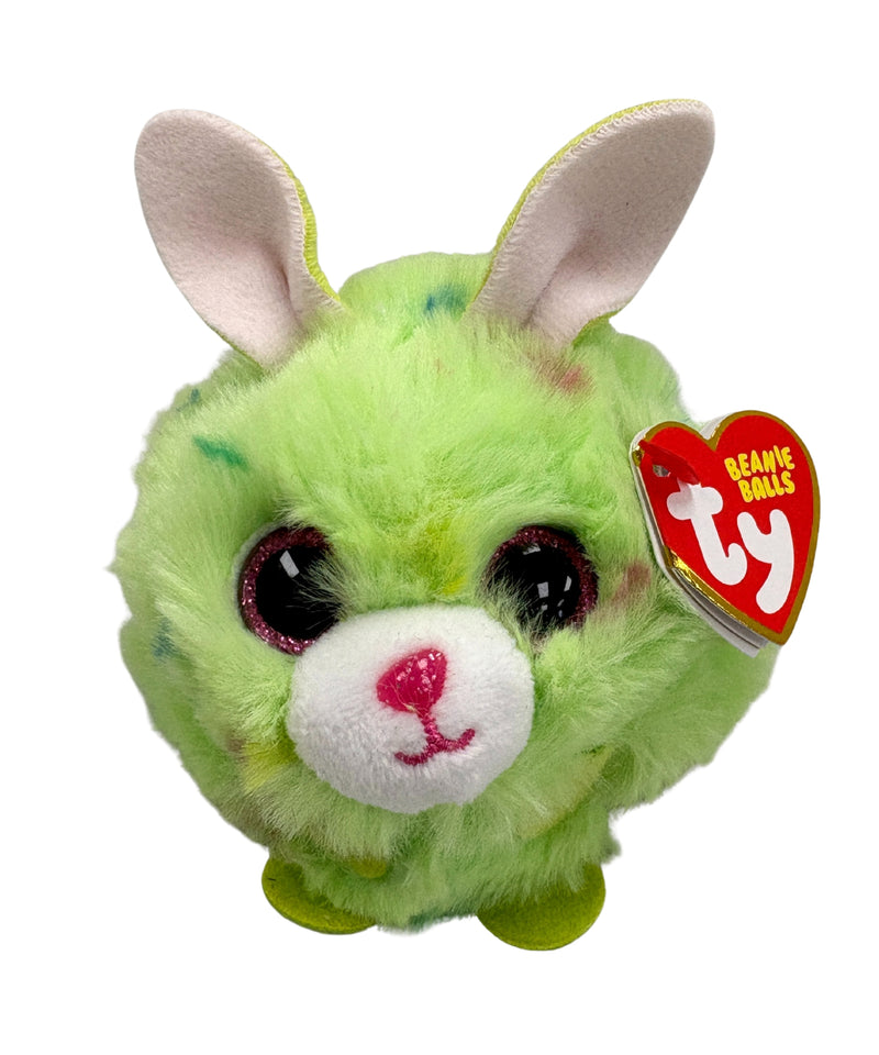 Ty Beanie Balls (Puffies) - Kiwi the Green Bunny