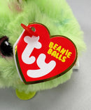 Ty Beanie Balls (Puffies) - Kiwi the Green Bunny