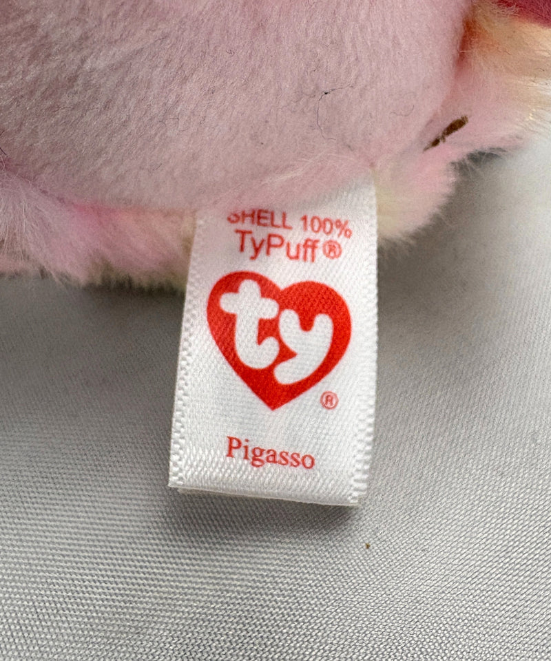 Ty Beanie Balls (Puffies) - Pigasso the Pig