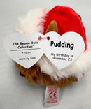 Ty Beanie Balls (Puffies) - Pudding the Teddy Bear