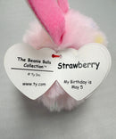 Ty Beanie Balls (Puffies) - Strawberry the Pink Bunny