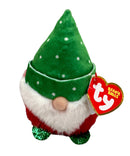 Ty Beanie Balls (Puffies) - Turvey the Christmas Gnome