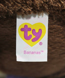 Beanie Ballz- Bananas the Monkey, Solid Eyes