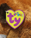 Beanie Ballz- Bandit the Dog, Solid Eyes