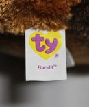 Beanie Ballz- Bandit the Dog, Solid Eyes