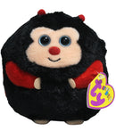 Beanie Ballz- Dots the Ladybug, Solid Eyes