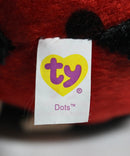 Beanie Ballz- Dots the Ladybug, Solid Eyes