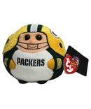 Beanie Ballz- Green Bay Packers, Solid Eyes