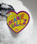 Beanie Ballz- Hoots the Snowy Owl, Glitter Eyes