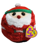 Beanie Ballz- Kringle the Santa Claus, Solid Eyes