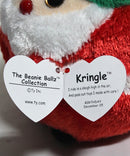 Beanie Ballz- Kringle the Santa Claus, Solid Eyes