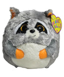 Beanie Ballz- Mischief the Raccoon, Glitter Eyes