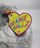 Beanie Ballz- Mischief the Raccoon, Glitter Eyes