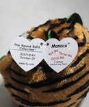 Beanie Ballz- Monaco the Tiger, Solid Eyes