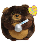 Beanie Ballz- Morsel the Bear, Solid Eyes