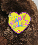 Beanie Ballz- Morsel the Bear, Solid Eyes