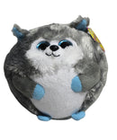 Beanie Ballz- Yukon the Husky, Glitter Eyes