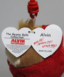 Ty Beanie Ballz (Plastic Key Clip) - Alvin the Chipmunk