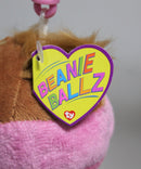 Ty Beanie Ballz (Plastic Key Clip) - Brittany the Chipmunk